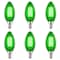 Luxrite B11 LED Green Light Bulbs 4.5W 40W Equivalent Colored Glass E12 Candelabra Base, 6PK LR21742-6PK - alternate 1